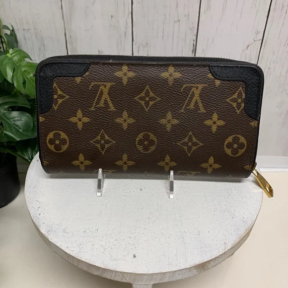 Louis Vuitton Monogram Retiro Zippy Zip Around Long Wallet /P1703 - Picture 2 of 14
